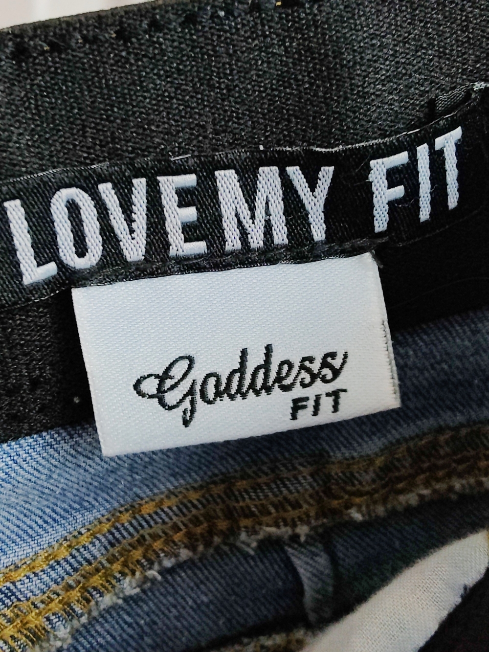 Goddess Fit Stretch Denim Pencil Skirt Medium Wash Small - Picture 10 of 13